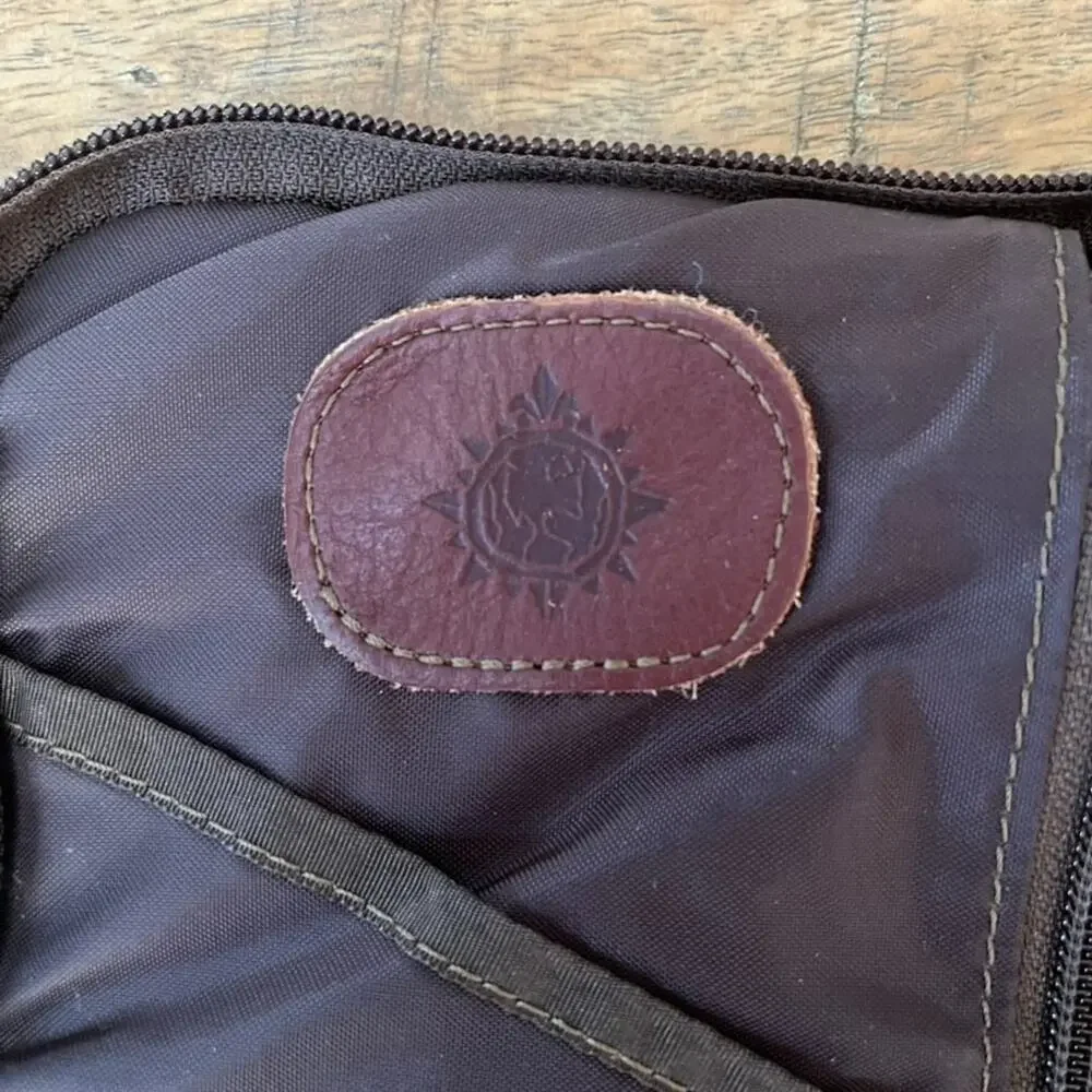 Vintage Khaki Canvas and Leather Everyday Carry Pocket Organizer Bible Cover